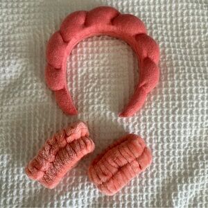 Skincare Headband and Wriatband Set